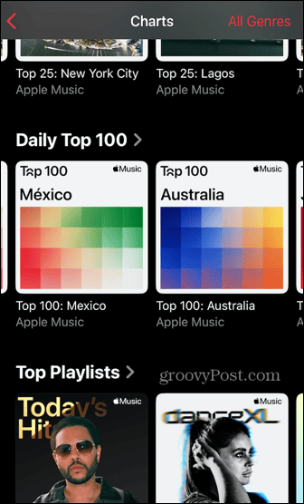 Apple Music Charts Top 100 der beliebtesten