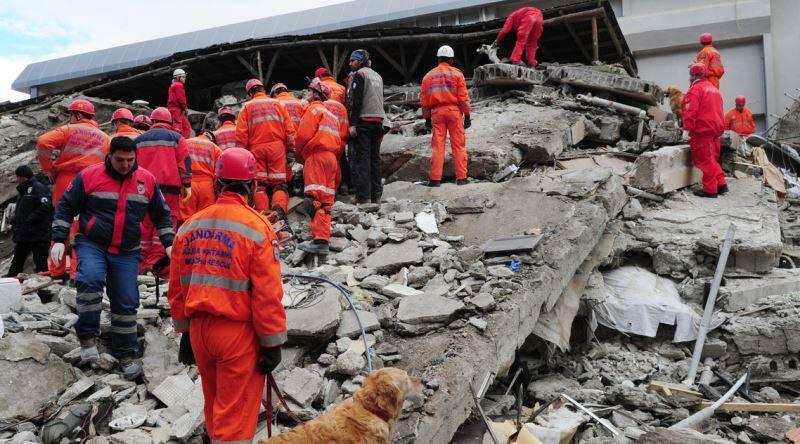 Ausrüstungshilfe von TRT in die Erdbebenzone