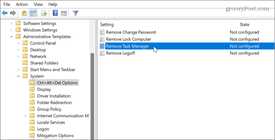 Deaktivieren Sie den Task-Manager unter Windows 11