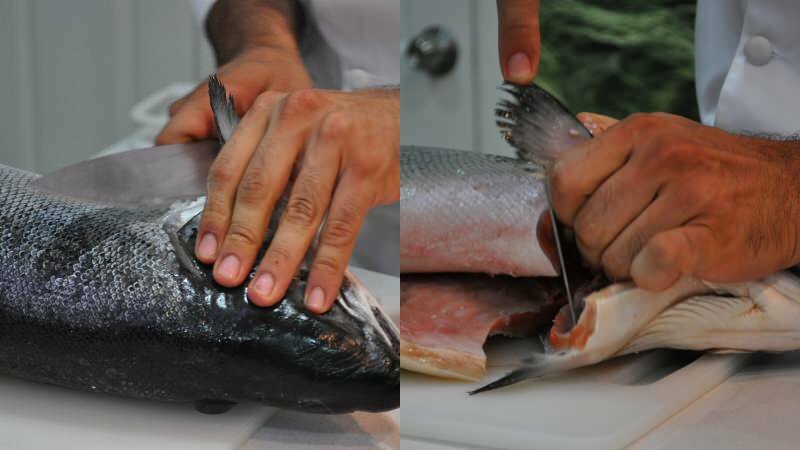 Wie man Wolfsbarsch reinigt? Welches Messer wird beim Öffnen von Fischen verwendet?