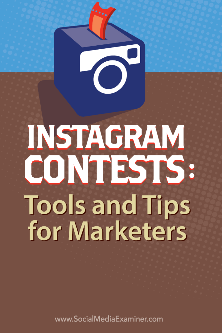 Marketing durch Instagram-Wettbewerbe