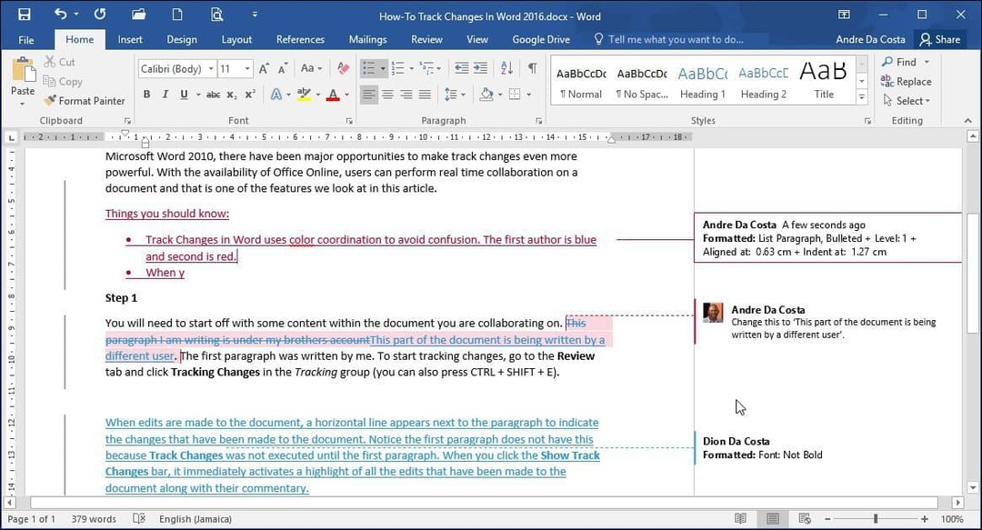 So verfolgen Sie Änderungen in Microsoft Word-Dokumenten