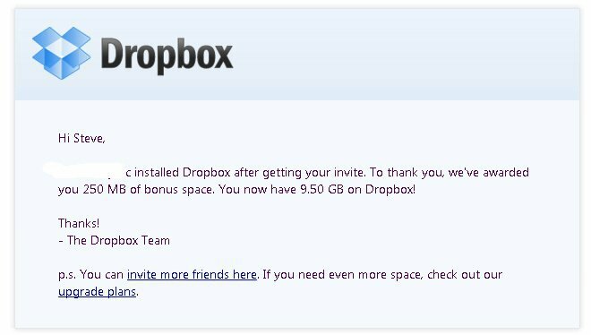 Update: So erhalten Sie kostenlos "10 Gigs" Dropbox-Speicher