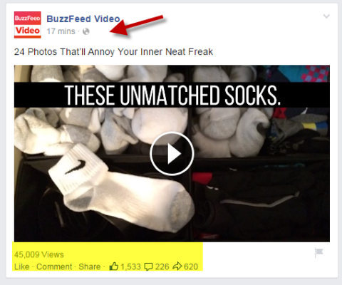 Buzzfeed Video Video Post auf Facebook