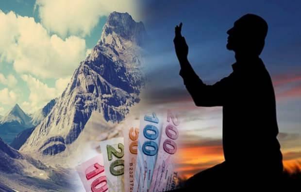 Gebet, um die Schulden bis zum Berg zu bezahlen