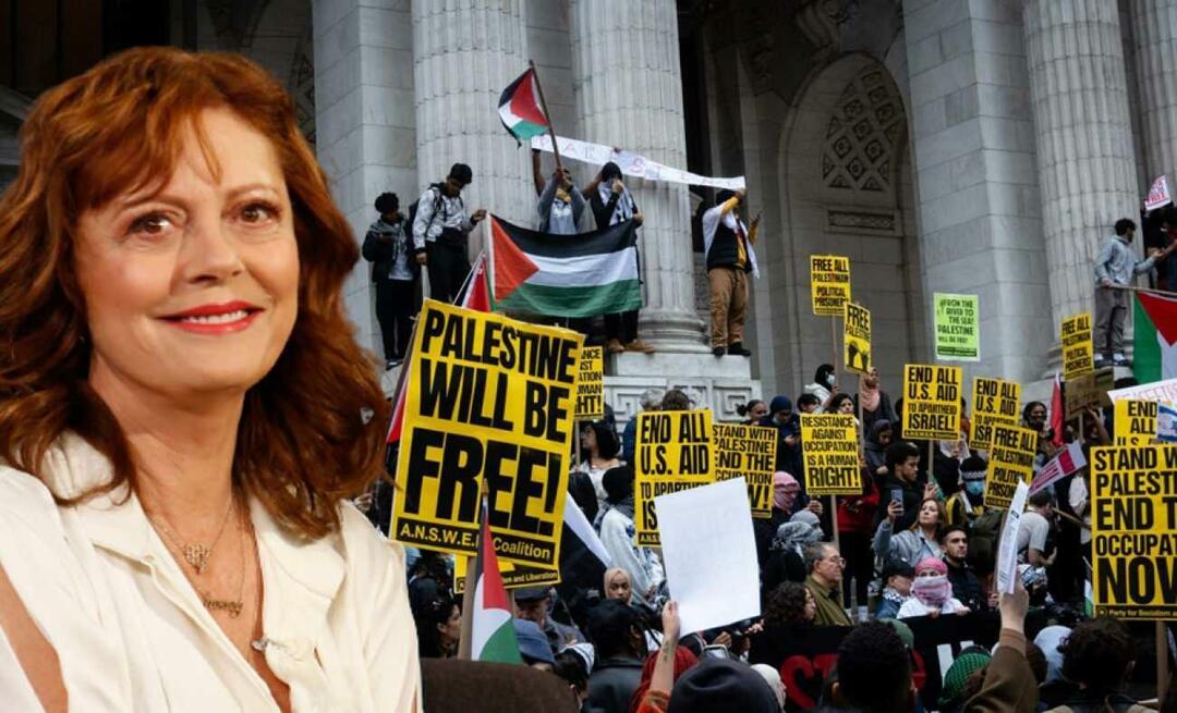 New York trat für Palästina ein! Susan Sarandon forderte Israel heraus: Es ist Zeit, frei zu sein