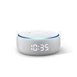 Ganz neuer Echo Dot (3. Generation) - Intelligenter Lautsprecher mit Uhr und Alexa - Sandstein