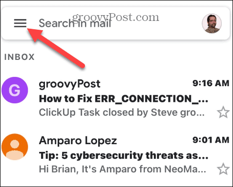 Suchen Sie ungelesene E-Mails in Gmail