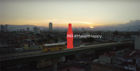 Coca-Cola Hashtag Plakatwand