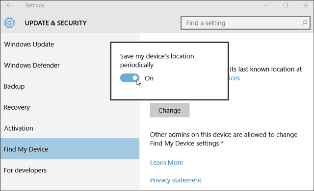 So aktivieren Sie Find My Device für Windows 10