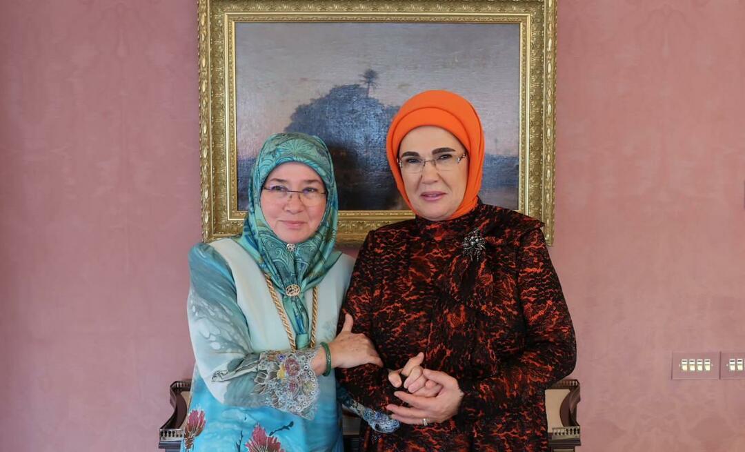 First Lady Erdoğan traf sich mit der Königin von Malaysia!