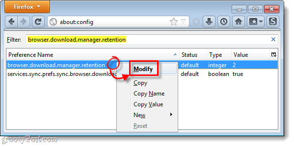Firefox 4 Download Manager Konfiguration