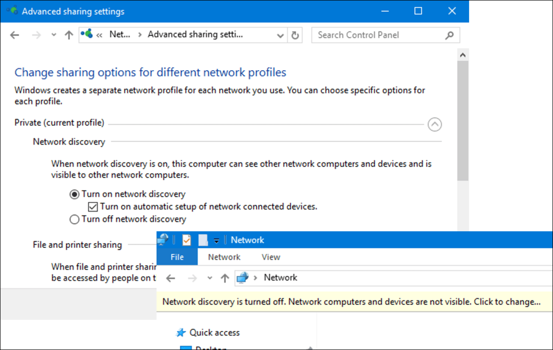Erstellen und Beitreten zu einer Heimnetzgruppe in Windows 10