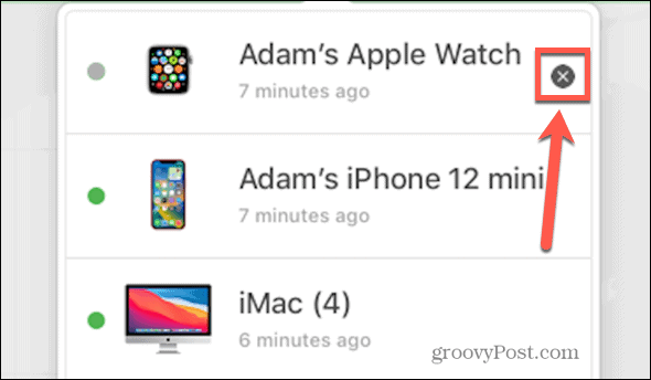 icloud entfernen apple watch x