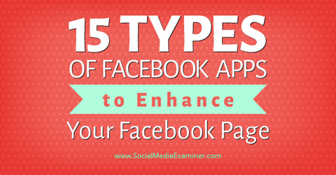 15 Arten von Facebook-Apps