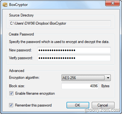 Boxcryptor Dropbox Passwortschutz
