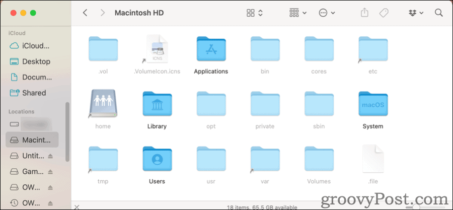 Versteckte Dateien auf dem Mac im Finder anzeigen