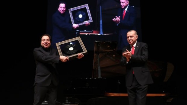 Fazıl Say und Präsident Erdoğan