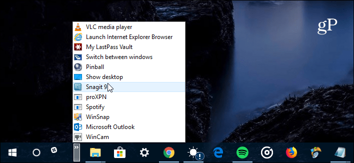 Schnellstartleiste Windows 10