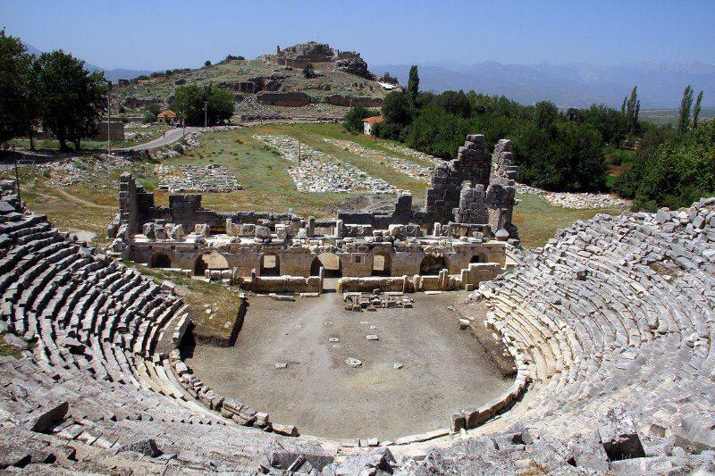 Informationen über die antike Stadt Tlos