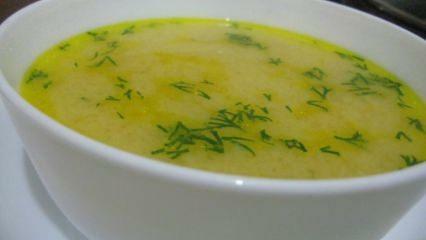 Wie macht man die einfachste Brühe Suppe? Heilsuppe aus Brühe