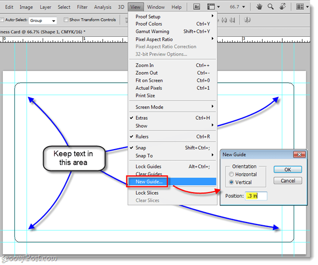 interne Visitenkartenhandbücher für Photoshop