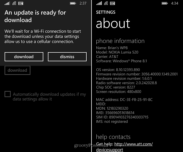 Windows Phone 8.1-Vorschau erhält ein weiteres Update