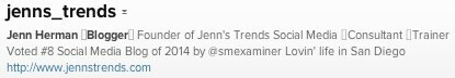 jenntrends Blogger