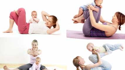 Welche Übungen sollten nach der Geburt gemacht werden? Straffungsbewegungen des Bauches