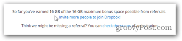 Dropbox erhöht den Empfehlungsbonus auf 16 GB
