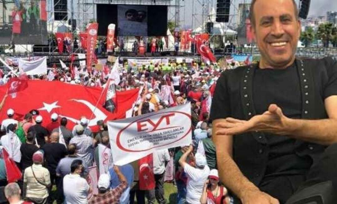Haluk Levent wandte sich nach Erdoğans Aussage an EJT-Mitglieder! "Mit deinem ersten Gehalt..."