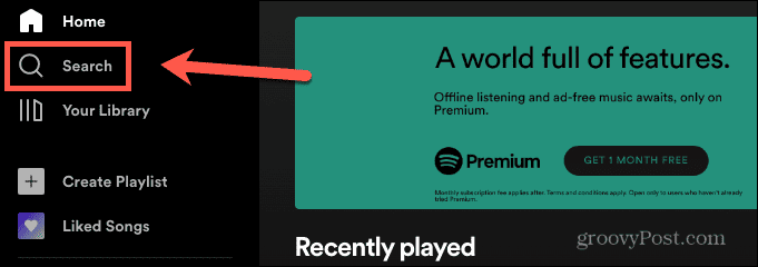 Spotify-Suche