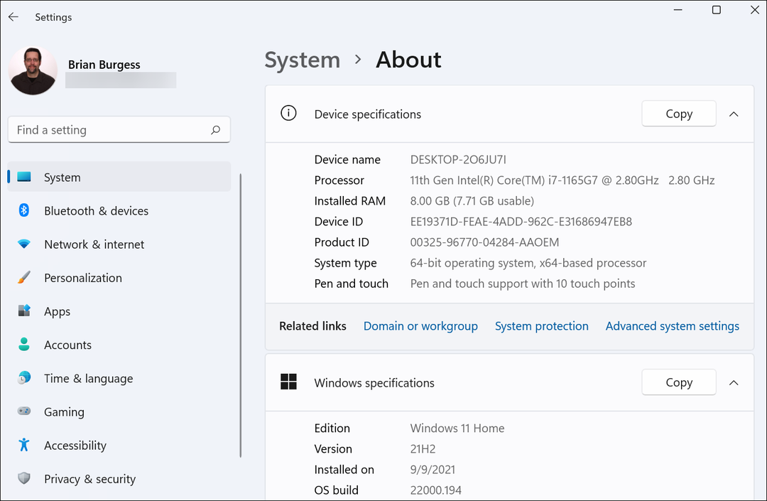 So finden Sie die Hardware- und Systemspezifikationen Ihres Windows 11-PCs