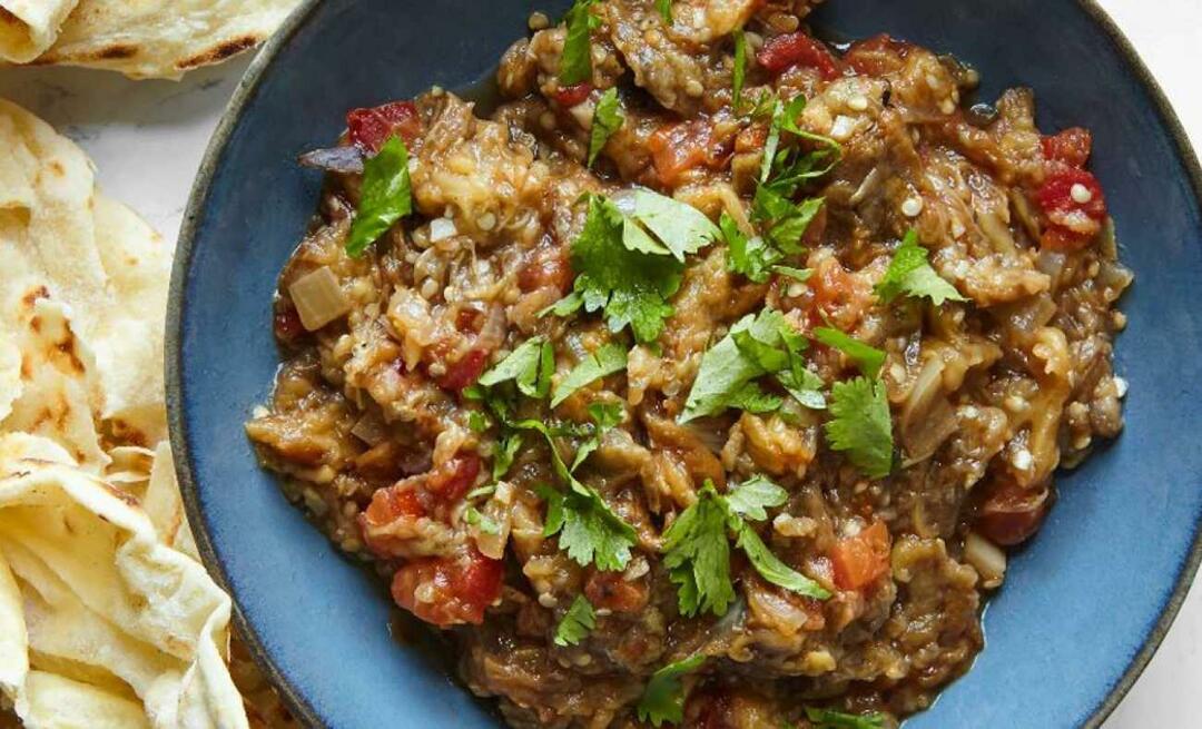 Wie bereitet man Baigan Choka zu, der von MasterChef zubereitet wird? Rezept für geröstete Auberginensauce (Baigan Choka).