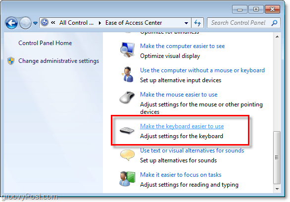 So deaktivieren Sie Sticky Keys und Filter Keys in Windows 7