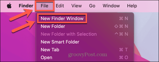 Mac neues Finder-Fenster