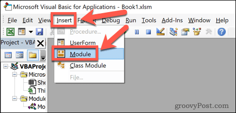 excel vba modul einfügen