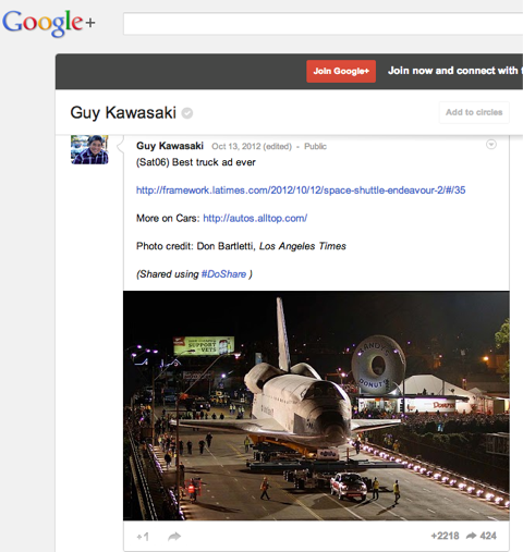 Kerl Kawasaki Google Plus