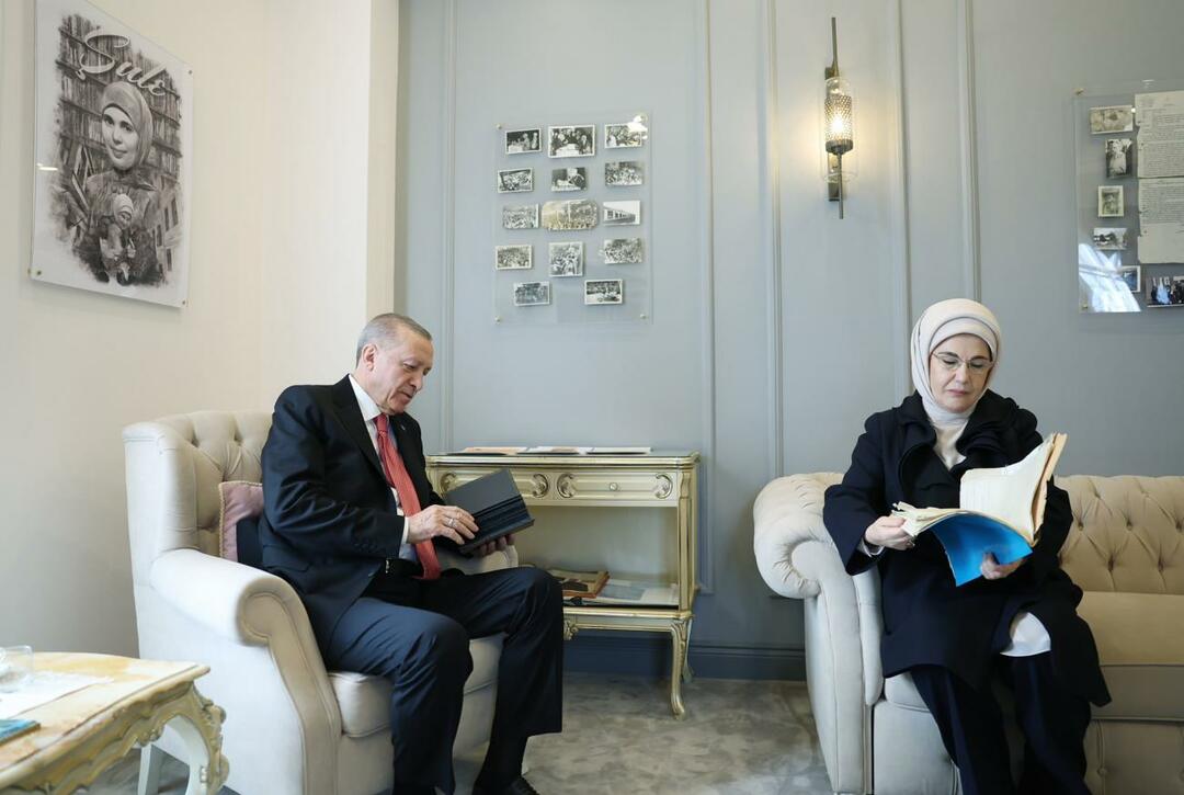 Präsident Recep Tayyip Erdogan und seine Frau Emine Erdogan
