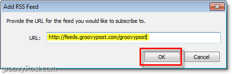 Abonnieren Sie einen RSS-Feed in Windows Live Mail