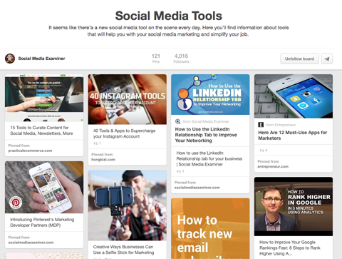 Social-Media-Tools pinterest board