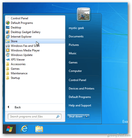 Startmenü Windows 8