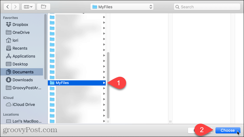 Wählen Sie einen Standardordner aus, der im Finder auf Ihrem Mac geöffnet werden soll