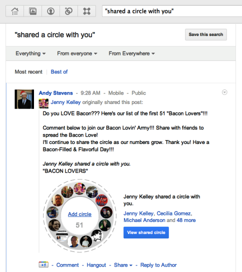 google + Erste Schritte 5 gemeinsame Kreise