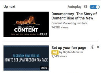  Deine YouTube-Anzeige als gesponsertes Video.