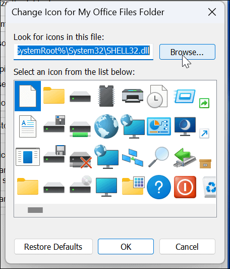 Passen Sie Windows 11-Systemsymbole an