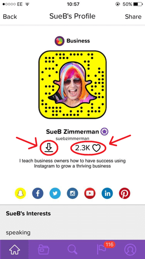 Geistercodes finden Snapchat-Benutzer