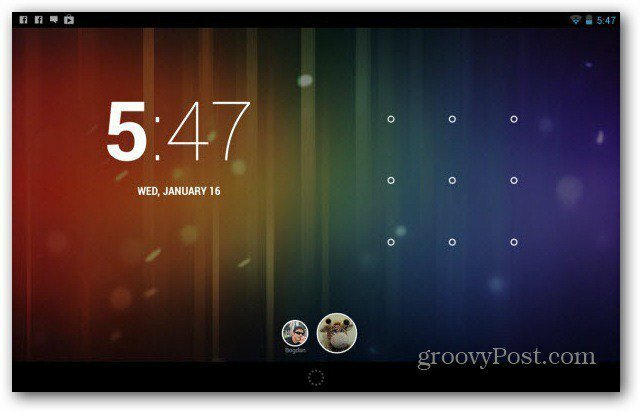 Nexus 7-Benutzerkonten main