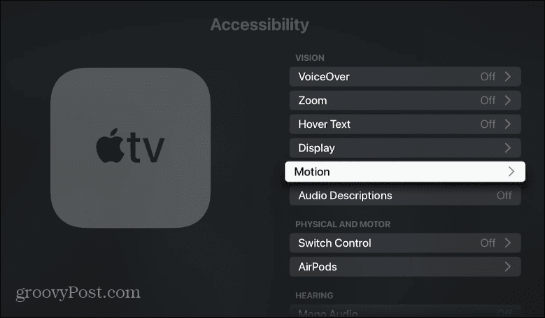 Deaktivieren Sie die automatische Wiedergabe von Video und Ton auf Apple TV