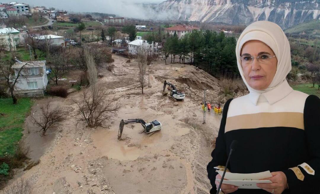 Flutkatastrophen-Sharing kam von Emine Erdoğan! 